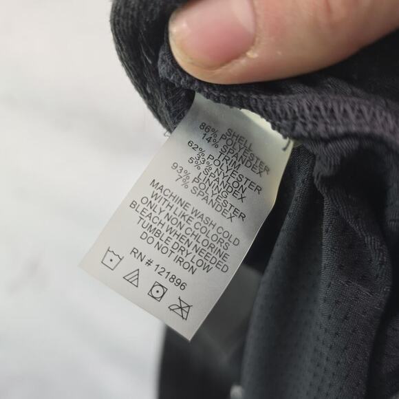 Title Nine Skirt Womens Medium Skort Green Purple Stretch Mini Shorts Lined - Picture 10 of 13